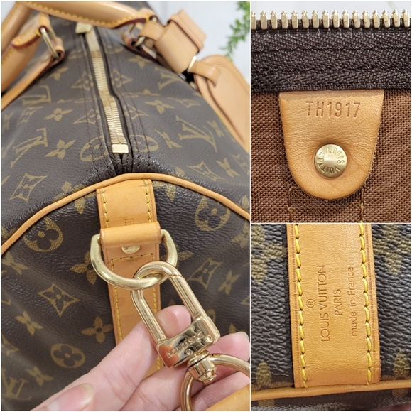 BEAUTIFUL💕 LOUIS VUITTON Keepall 50 Bandouliere w/ Strap Travel Bag Monogram - Picture 12 of 16